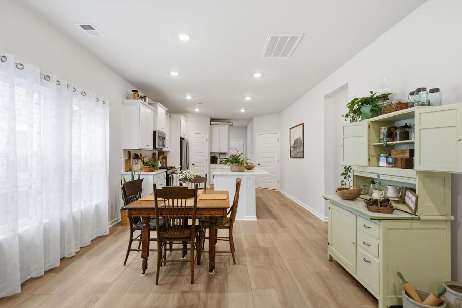 Furnished interior view inside a new home in Horizons at Summers Corner | 55+, Summerville (Image 43).