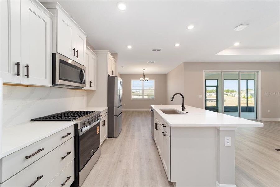 Furnished interior view inside a new home in On Top of the World Communities, Ocala (Image 9).