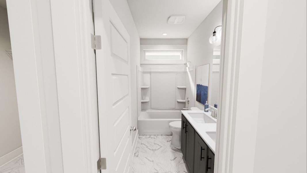Furnished interior view inside a new home in Ponder, Wendell (Image 11).