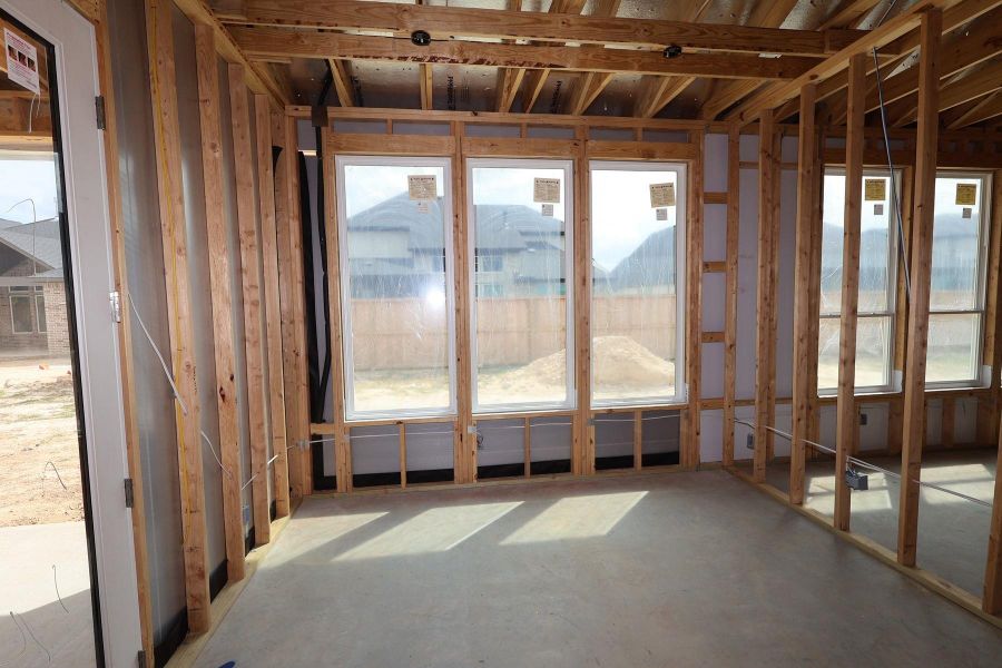 In-progress construction of a new home in Dunham Pointe, Cypress, TX (Image 13).