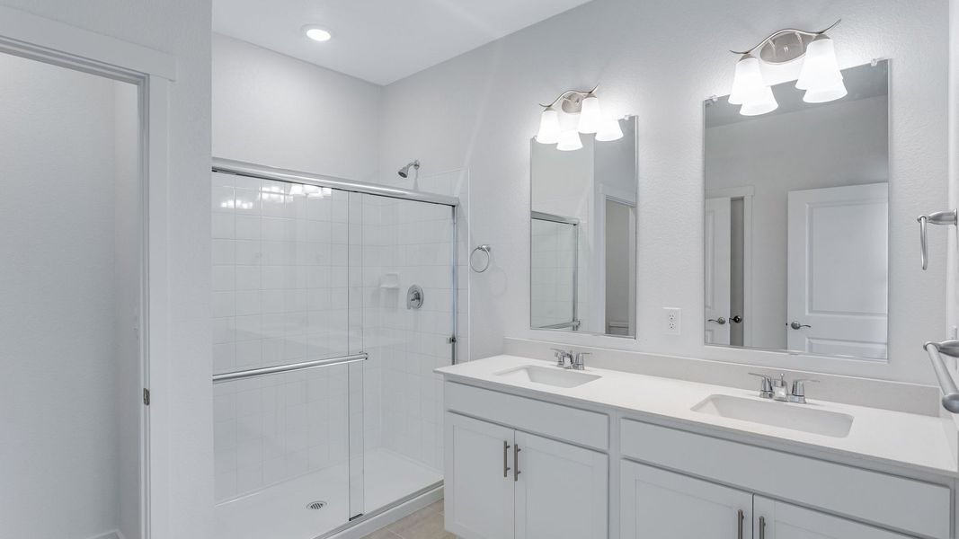 Furnished interior view inside a new home in Lakeside Canyon, Mead (Image 12). Furnished interior view inside a new home in Lakeside Canyon, Mead (Image 12).