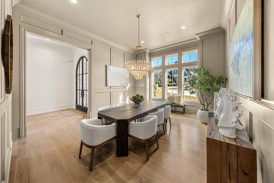 Furnished interior view inside a new home in , Milton (Image 46).