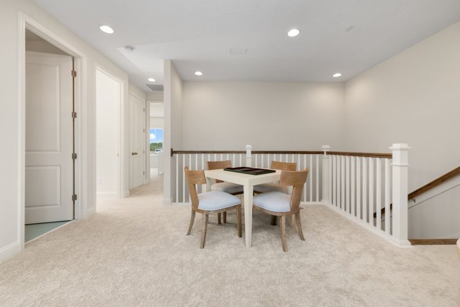 Representative furnished interior of a home built from the Sawyer by Riverside Homes in Mariposa at EverRange, Jacksonville (Image 61).