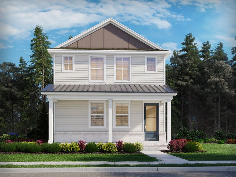 Representative exterior photo of a completed home built from the Marion by Meritage Homes in Poplar Farms, Franklin, TN (Image 11).