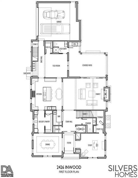 First floor floorplan.