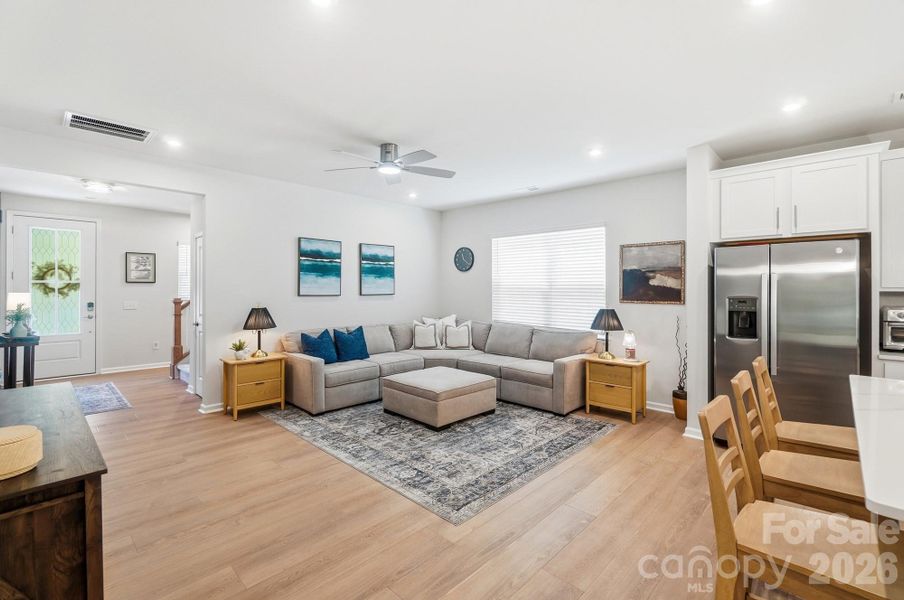 Spacious, open, light and bright!