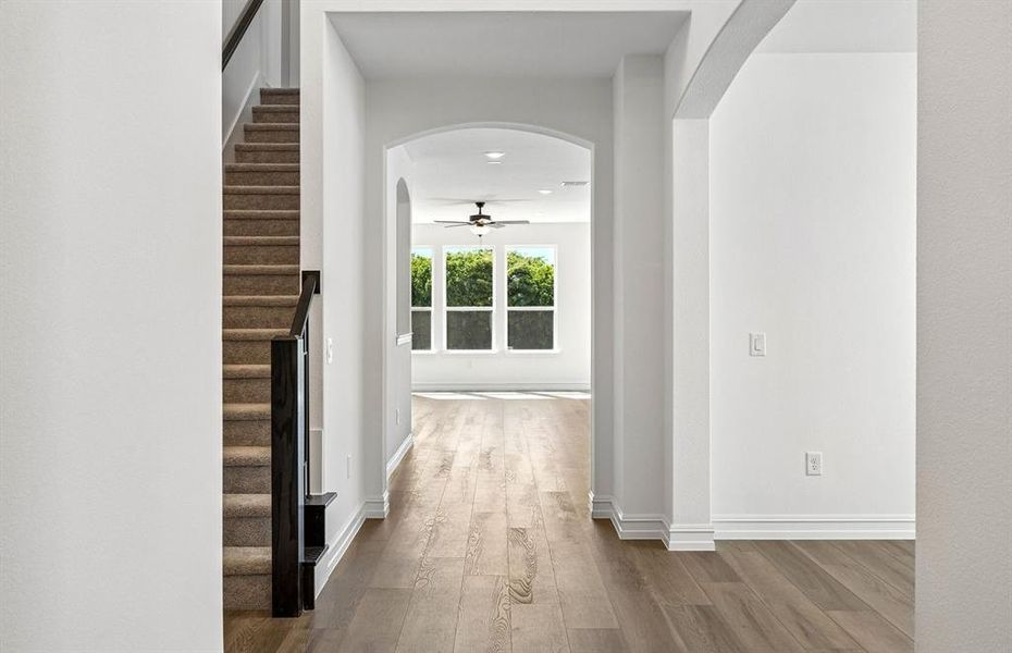 Welcoming entry to home