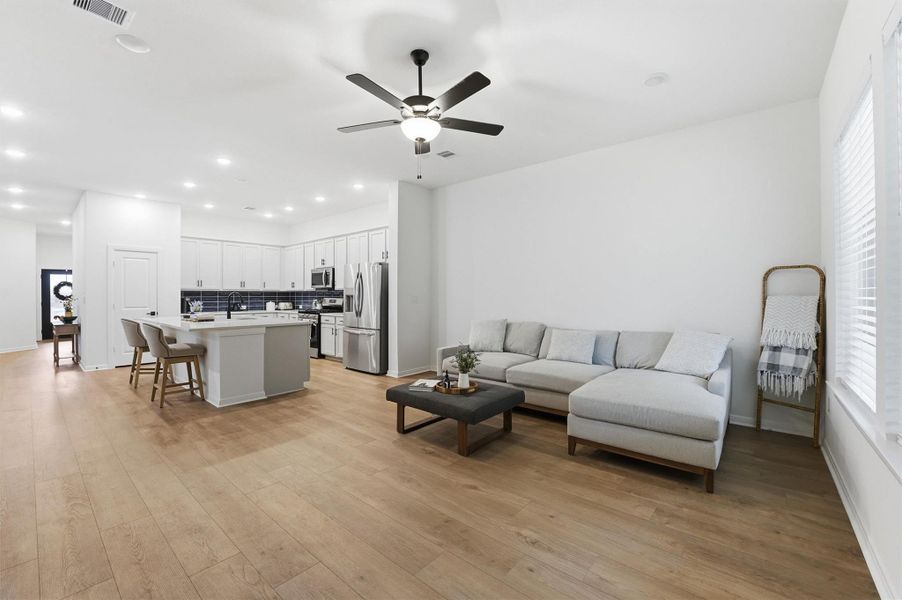 Furnished interior view inside a new home in , Magnolia (Image 20).