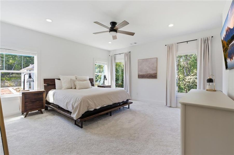 Furnished interior view inside a new home in , Cumming (Image 38).