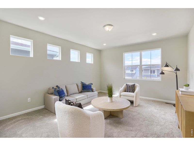 Furnished interior view inside a new home in Country Club Reserve, Fort Collins (Image 29).