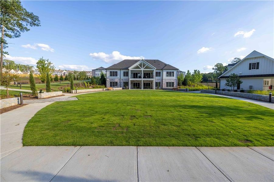 Front exterior of a new home in Waterside Condos, Peachtree Corners, GA, highlighting curb appeal (Image 18).