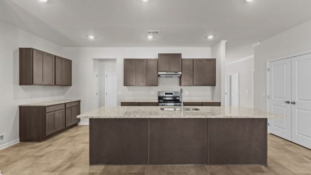 Representative furnished interior of a home built from the Lexington by Piedmont Residential in Hampton Ridge, Jefferson (Image 5).