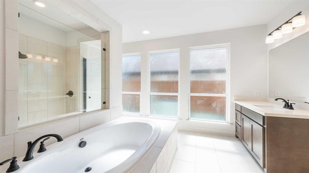 Furnished interior view inside a new home in The Parks At Wilson Creek 40', Celina (Image 4).