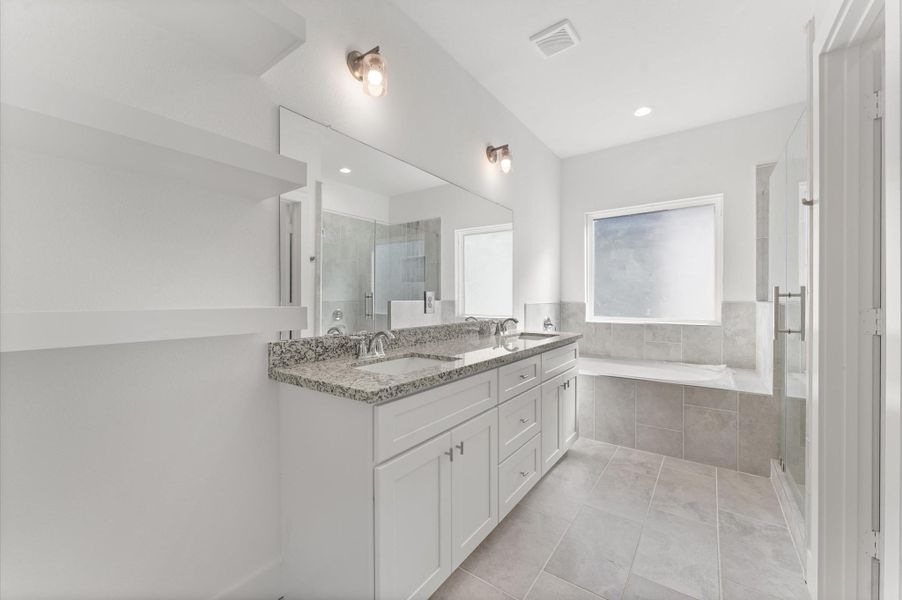 Furnished interior view inside a new home in , Houston (Image 8).