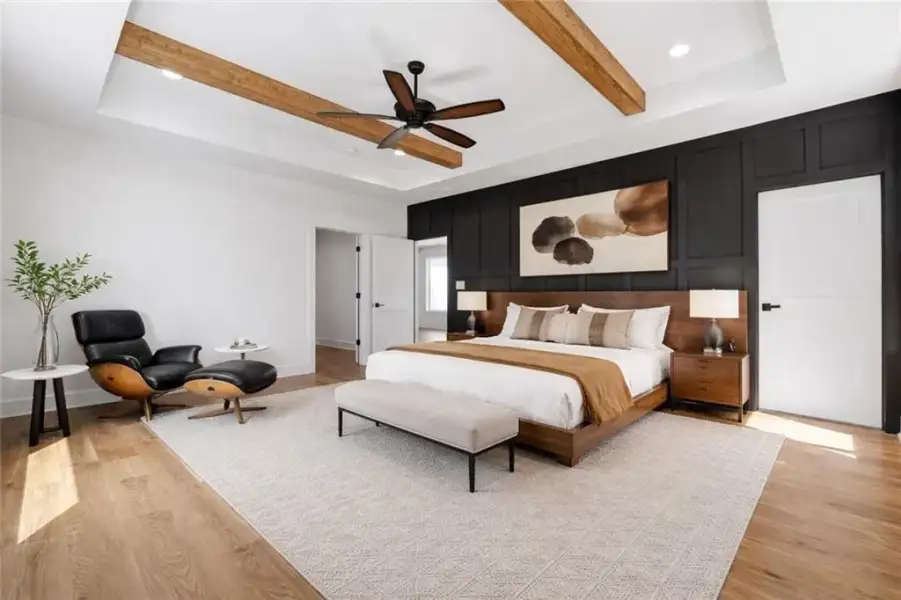 Furnished interior view inside a new home in , Atlanta (Image 18).