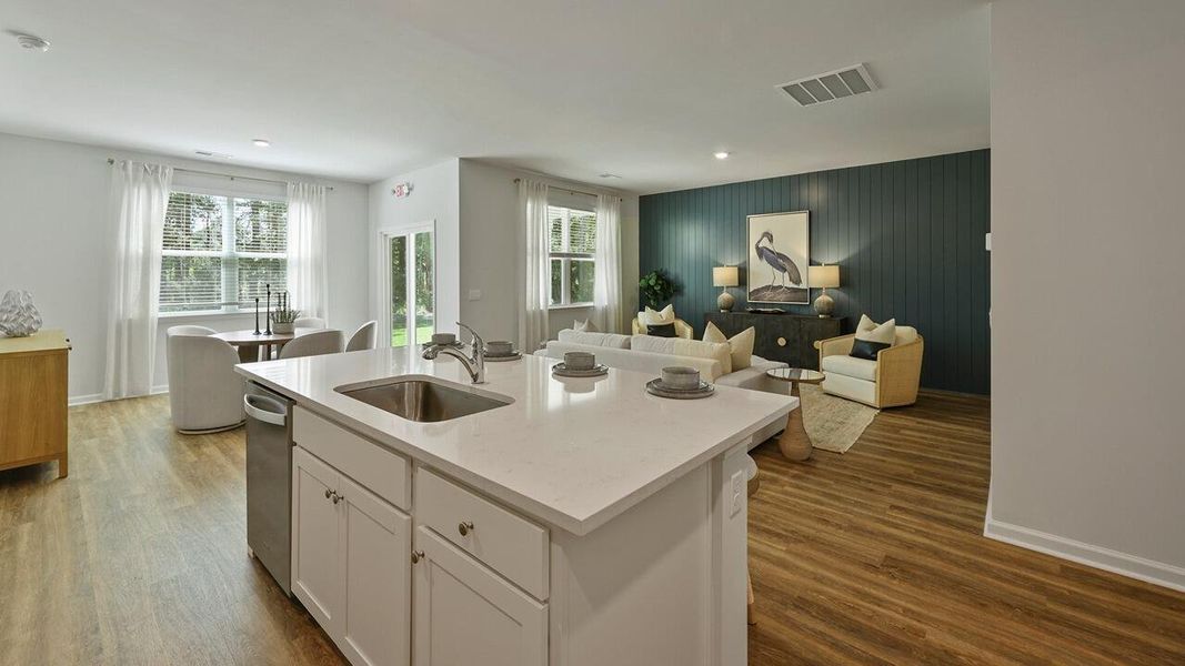 Furnished interior view inside a new home in The Ranch, Holly Hill (Image 12).