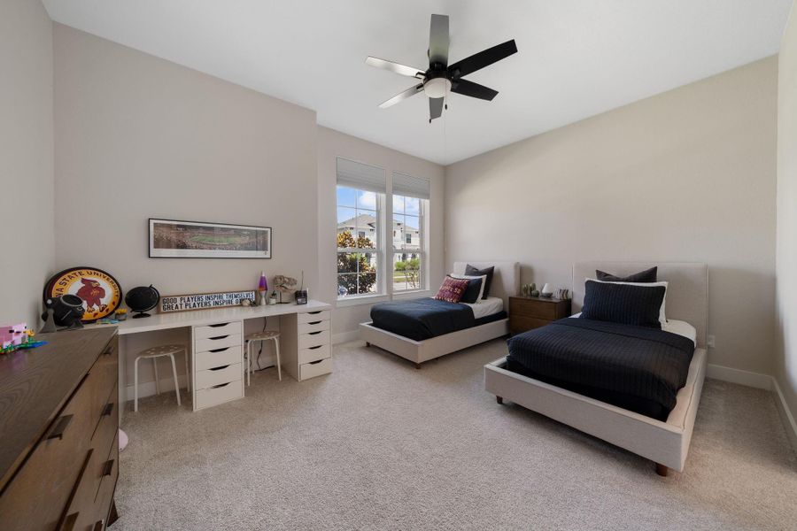 Furnished interior view inside a new home in Bridgeland 80′, Cypress (Image 15). Furnished interior view inside a new home in Bridgeland 80′, Cypress (Image 15).