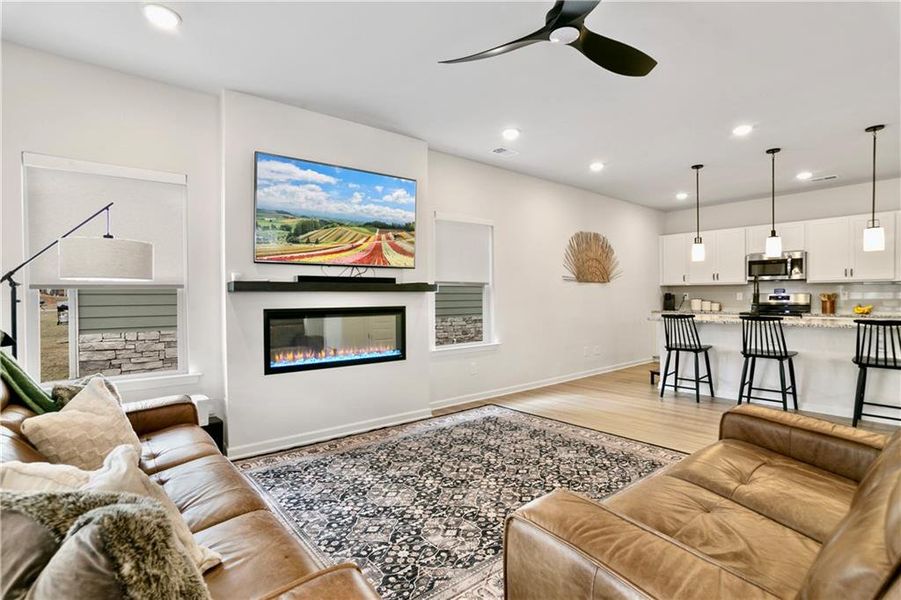 Furnished interior view inside a new home in , Cartersville (Image 14).