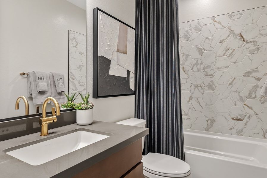 Furnished interior view inside a new home in Artisan at Asante, Surprise (Image 16).