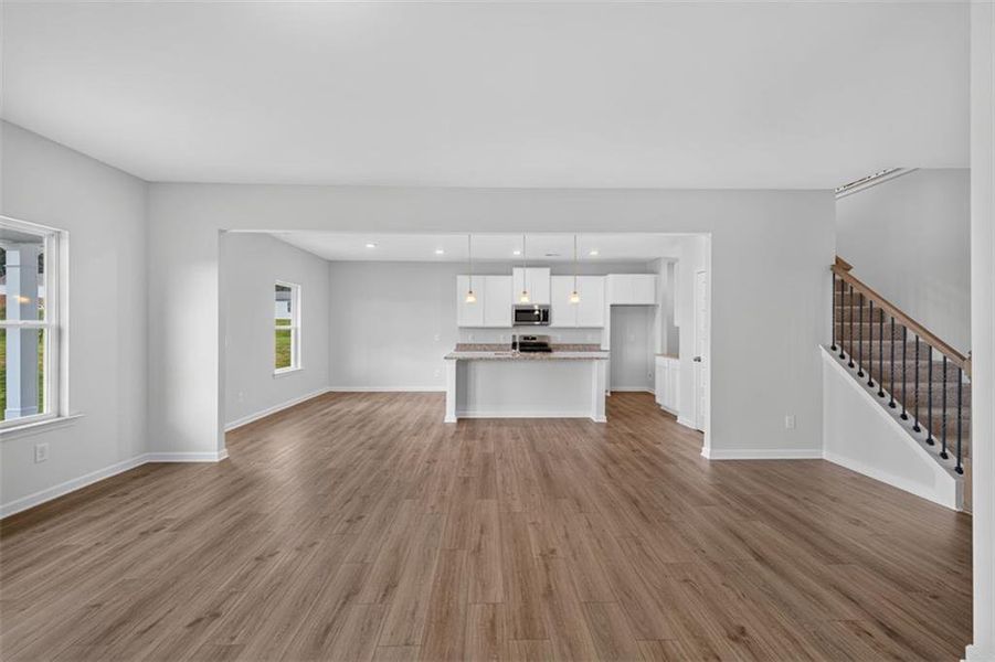 Spacious, unfurnished interior of a new home in The Stiles, Cartersville (Image 37).