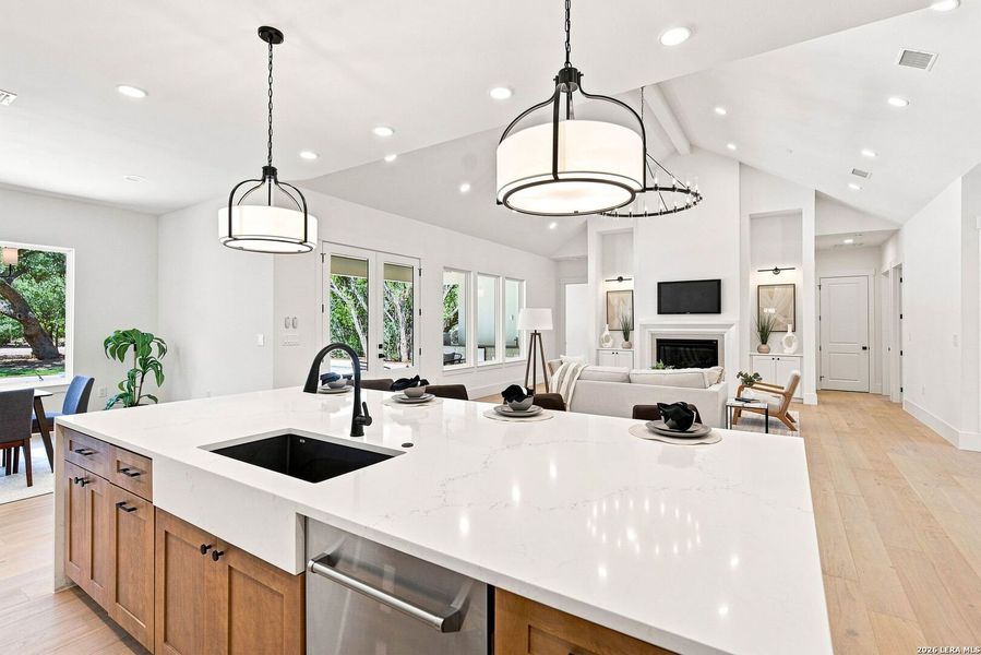 Furnished interior view inside a new home in , Boerne (Image 8).