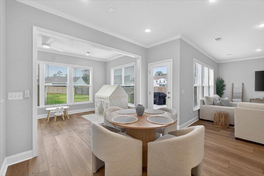 Furnished interior view inside a new home in , Johns Island (Image 17). Furnished interior view inside a new home in , Johns Island (Image 17).