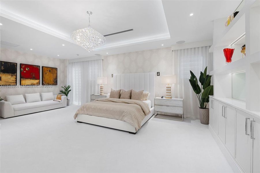 Furnished interior view inside a new home in , Miami Beach (Image 54). Furnished interior view inside a new home in , Miami Beach (Image 54).