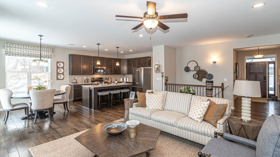 Representative furnished interior of a home built from the The Kensington by Norfolk Homes in Valleys, Jackson (Image 13).