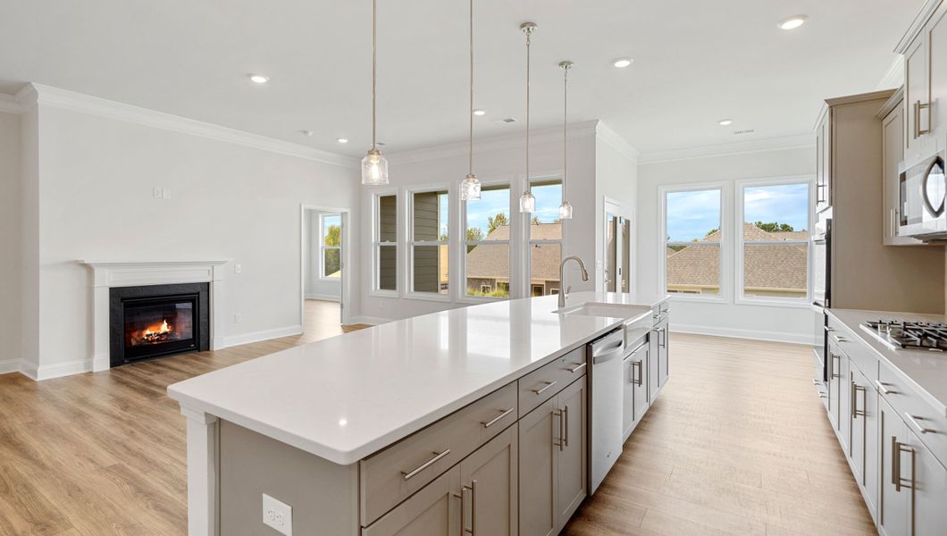 Furnished interior view inside a new home in The Villas at Pine Valley, Boiling Springs (Image 8).