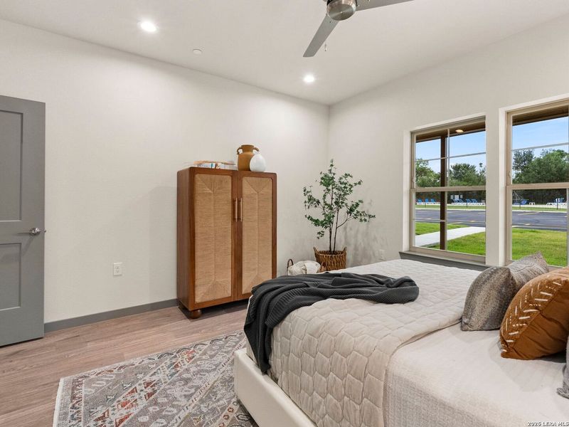 Furnished interior view inside a new home in , New Braunfels (Image 8).