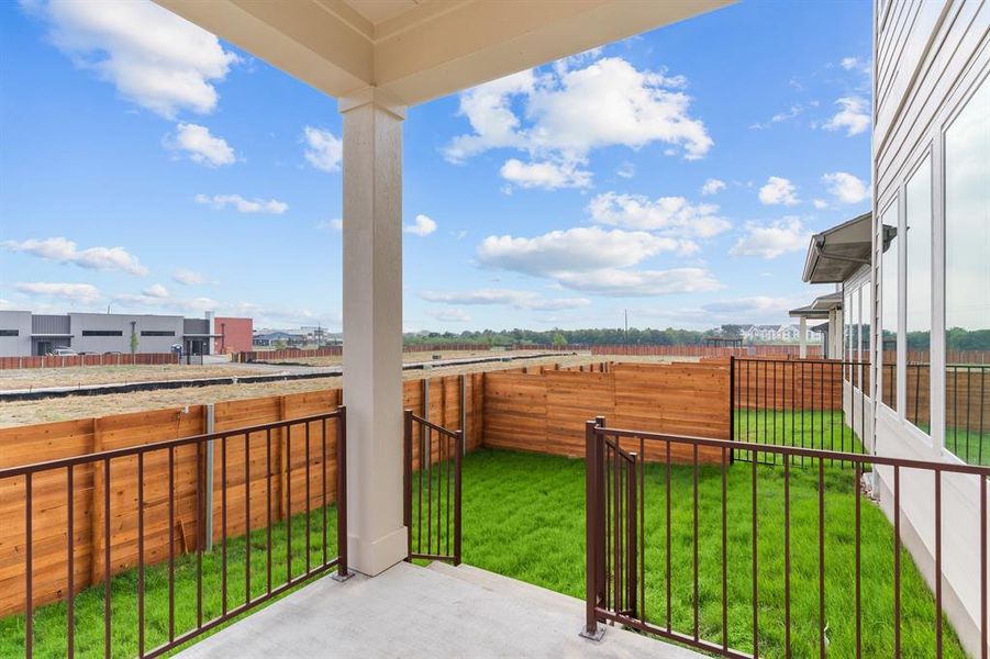 View from Covered Porch