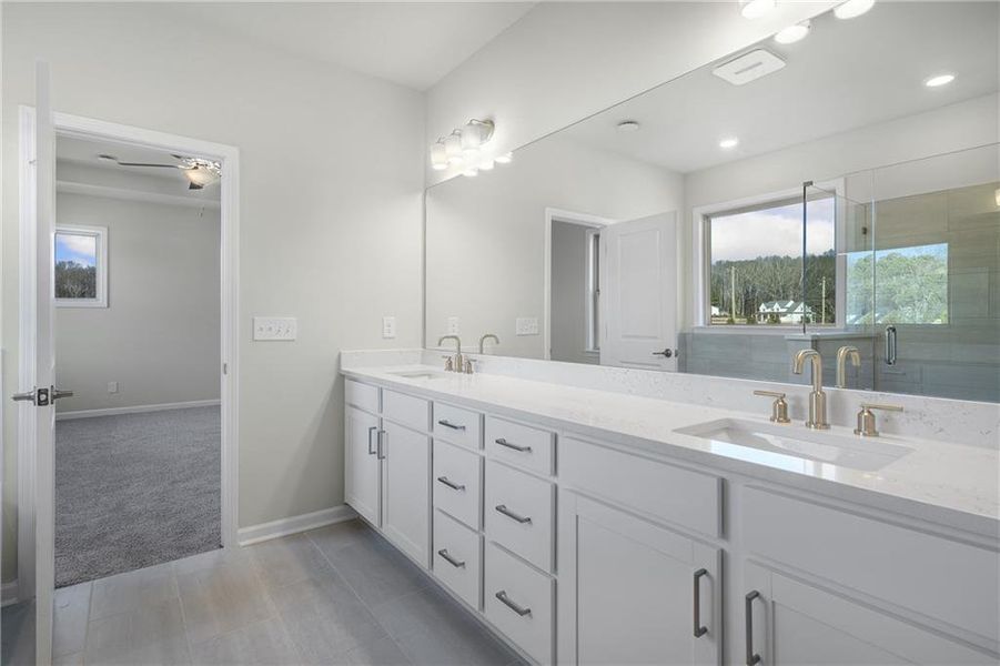 Furnished interior view inside a new home in Stratford Hills, Ball Ground (Image 9).