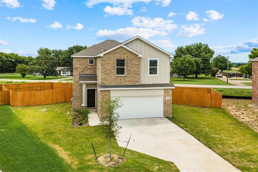 Front exterior of a new home in , Waco, TX, highlighting curb appeal (Image 20). Front exterior of a new home in , Waco, TX, highlighting curb appeal (Image 20).