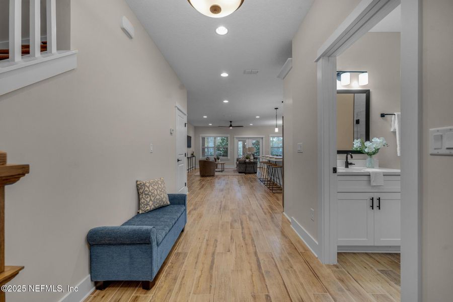 Furnished interior view inside a new home in , Jacksonville (Image 9).