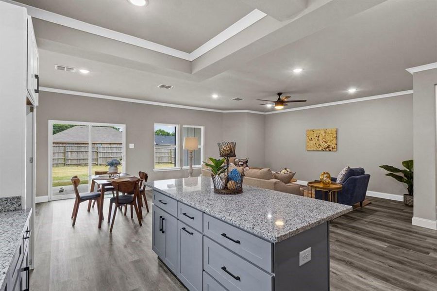 Furnished interior view inside a new home in , Kaufman (Image 24).