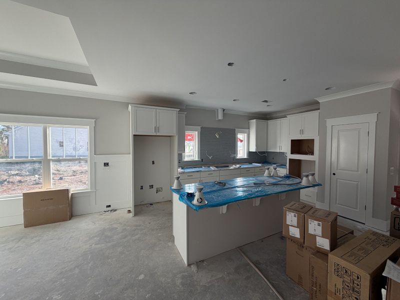 In-progress construction of a new home in The Sanctuary at Sunset Beach, Sunset Beach, NC (Image 9).