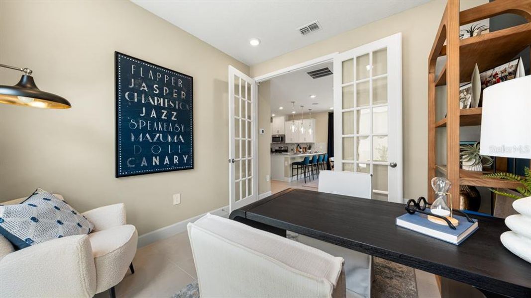 Furnished interior view inside a new home in Indigo Creek, Apollo Beach (Image 22).