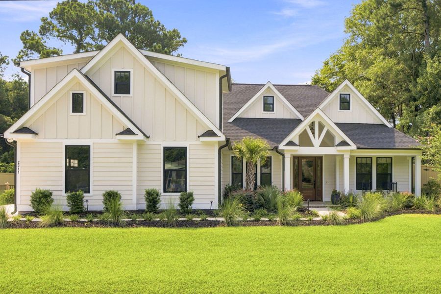 Front exterior of a new home in , Mount Pleasant, SC, highlighting curb appeal (Image 26).