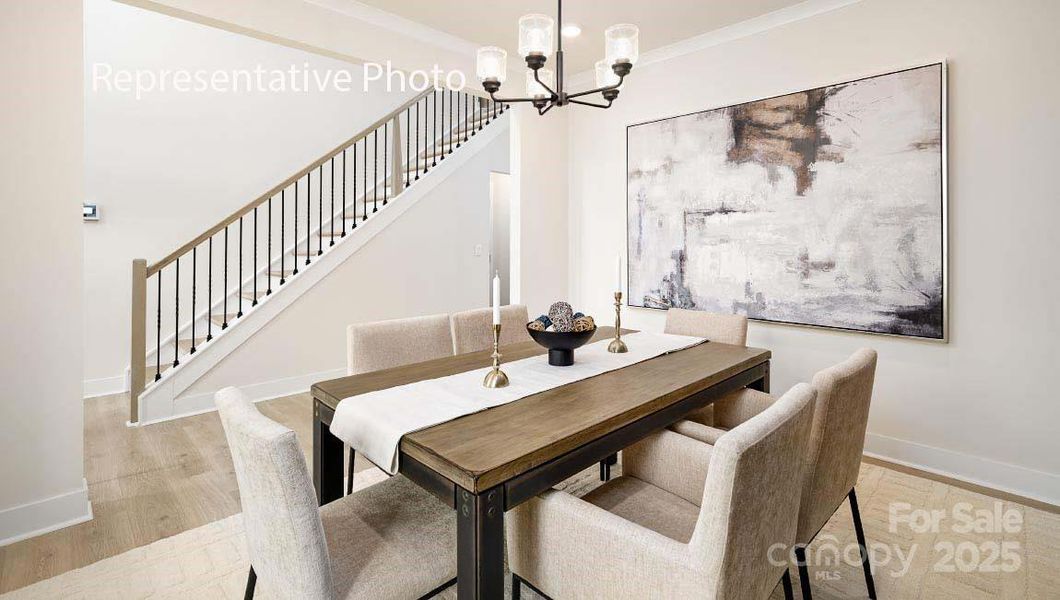 Furnished interior view inside a new home in Sanctuary at Southgate, Indian Trail (Image 21).