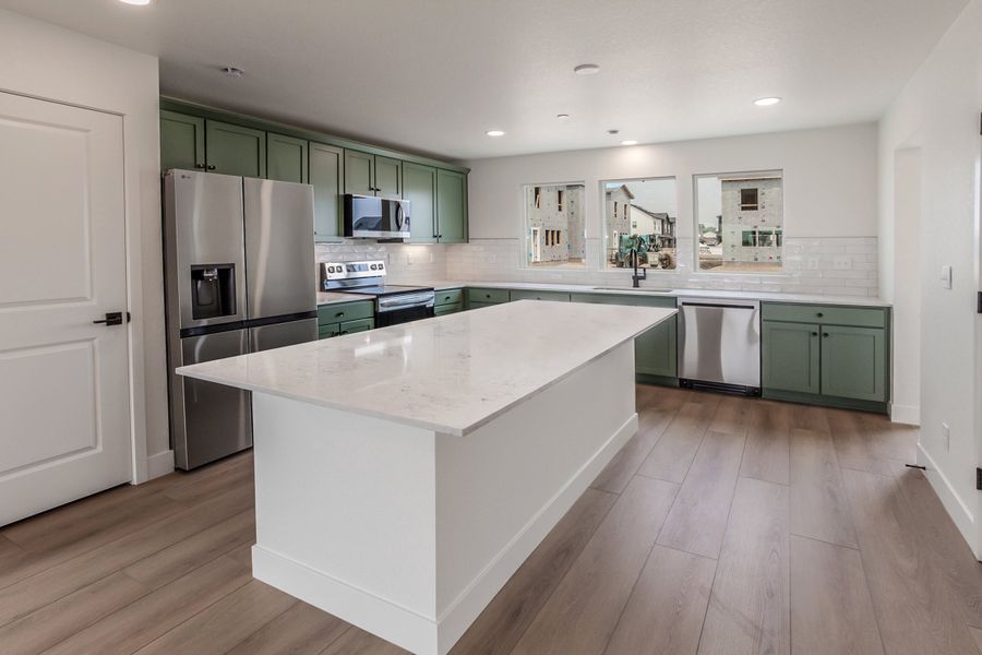 Furnished interior view inside a new home in Bloom, Fort Collins (Image 6). Furnished interior view inside a new home in Bloom, Fort Collins (Image 6).