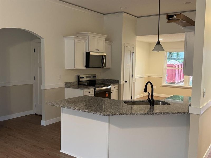 Furnished interior view inside a new home in Davis Heights, Inman (Image 3).