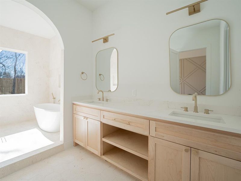 Furnished interior view inside a new home in , Dallas (Image 6). Furnished interior view inside a new home in , Dallas (Image 6).