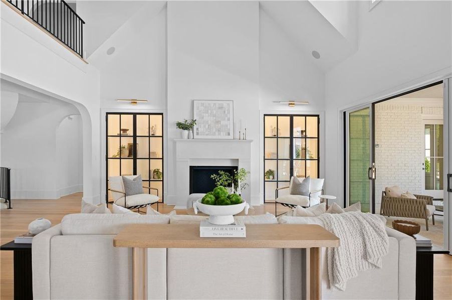 Furnished interior view inside a new home in , Milton (Image 27).