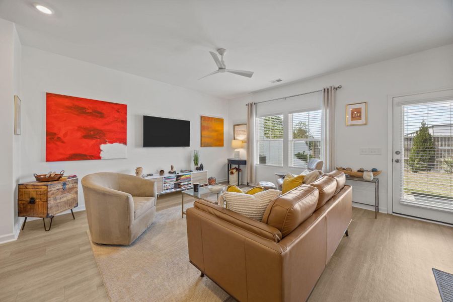 Furnished interior view inside a new home in , North Charleston (Image 7).
