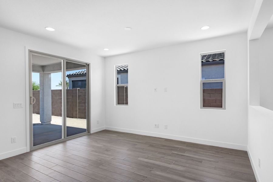 Spacious, unfurnished interior of a new home in CantaMia at Estrella 55+, Goodyear (Image 31).