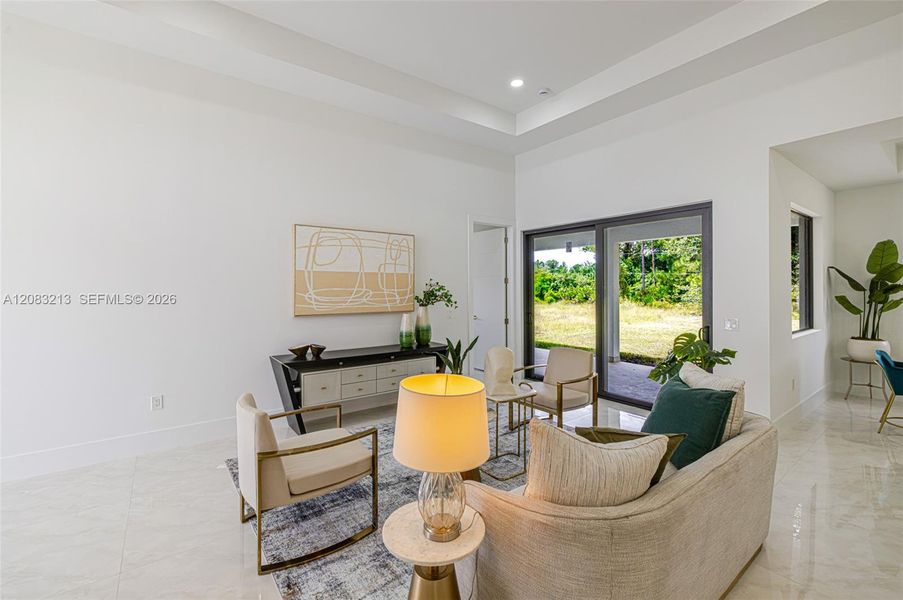 Furnished interior view inside a new home in , Lehigh Acres (Image 8).
