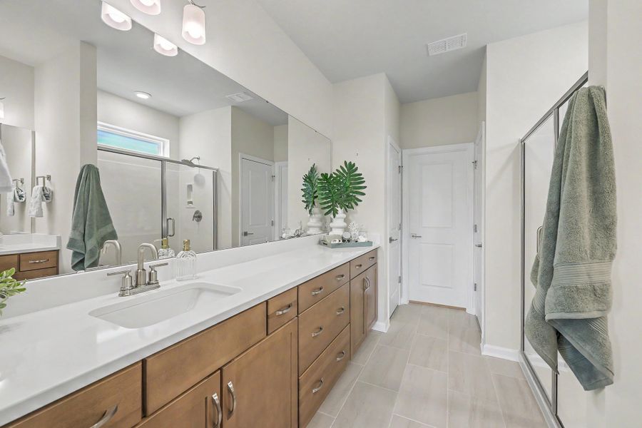 Furnished interior view inside a new home in The Groves of Berkeley, Moncks Corner (Image 12). Furnished interior view inside a new home in The Groves of Berkeley, Moncks Corner (Image 12).