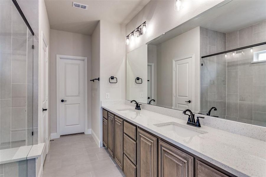 Furnished interior view inside a new home in Mockingbird Hills 60-65, Joshua (Image 9).