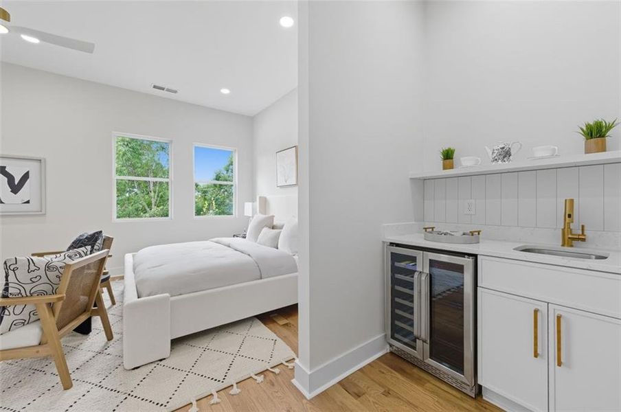 Furnished interior view inside a new home in , Atlanta (Image 10). Furnished interior view inside a new home in , Atlanta (Image 10).