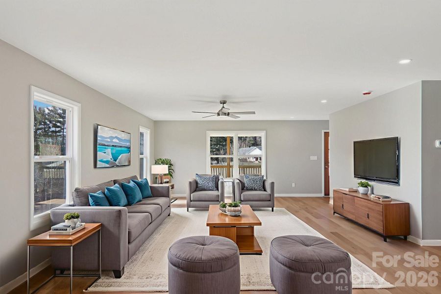 Furnished interior view inside a new home in , Candler (Image 8). Furnished interior view inside a new home in , Candler (Image 8).